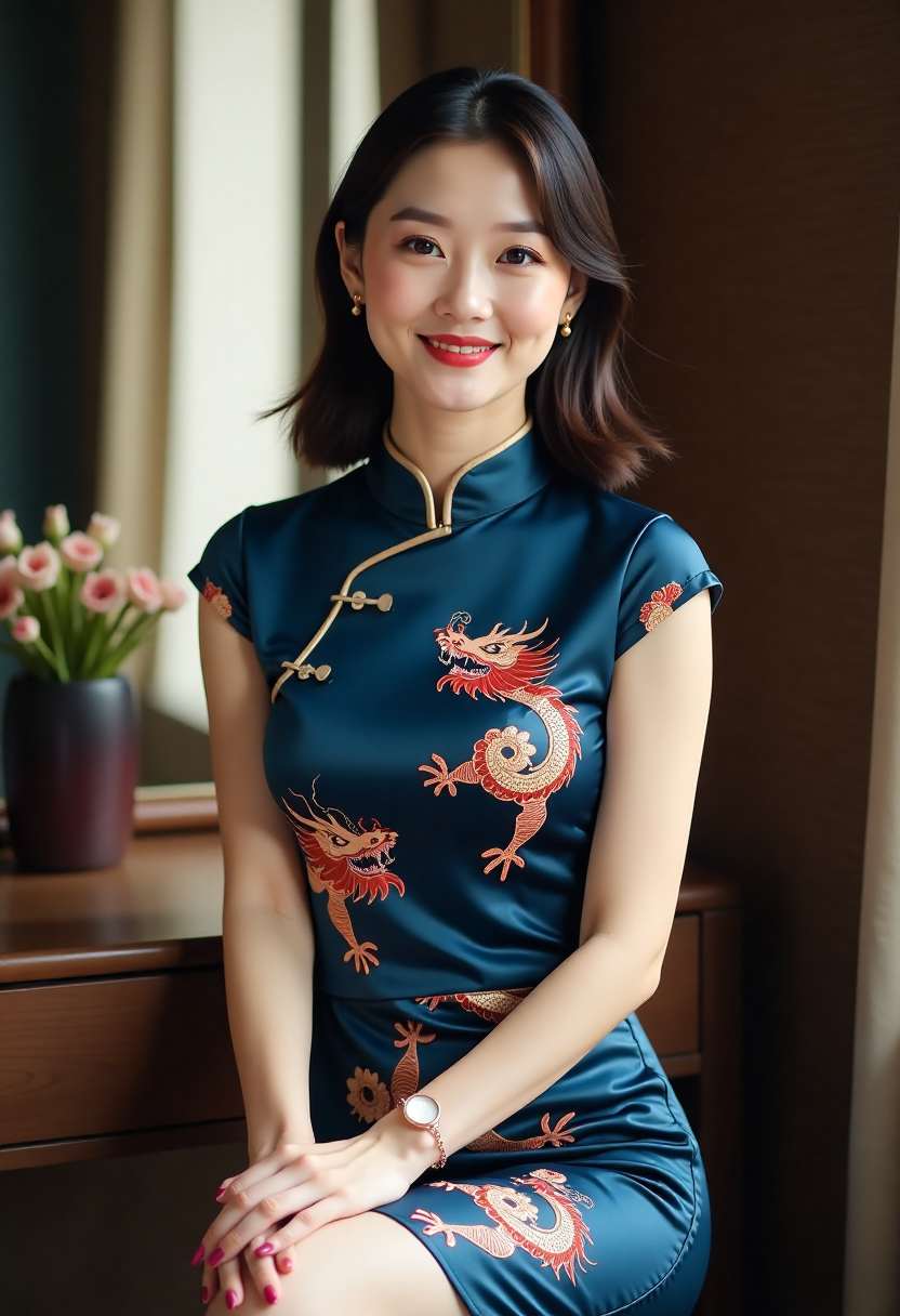 楚轩在山巅凝望远方
