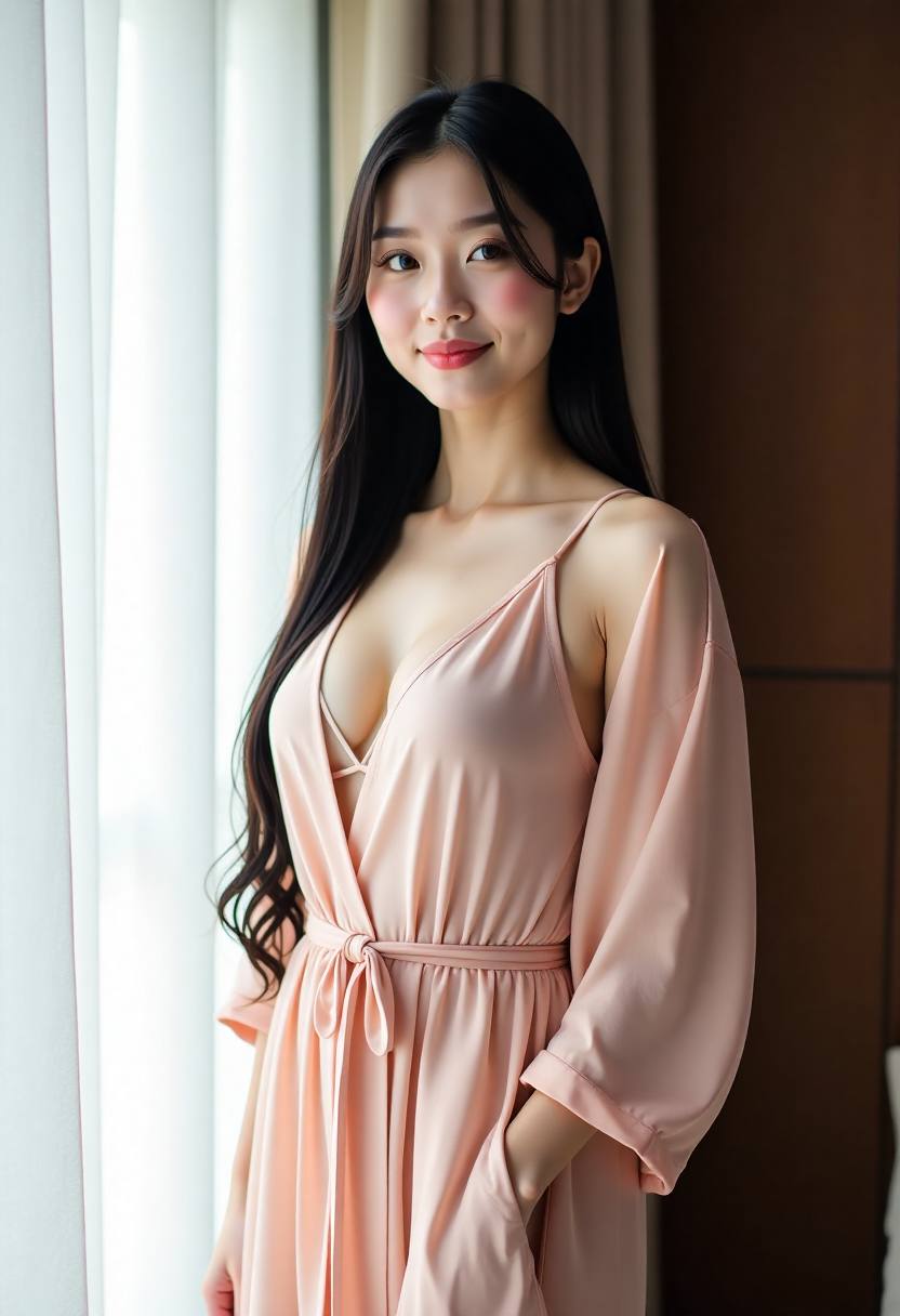 东方奇幻世界里的群山与城池